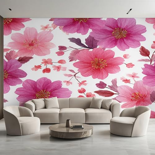 Generisch Tapete Kirschblüten, Fototapete Japanisch Blumen Rosa, Vliestapete für Schlafzimmer Wohnzimmer, Wand Deko Tapeten, Wandverkleidung 396x280 cm D&O66 Generisch Tapete Kirschblüten, Fototapete Japanisch Blumen Rosa, Vliestapete für Schlafzimmer Wohnzimmer, Wand Deko Tapeten, Wandverkleidung 396x280 cm D&O66 von Generisch
