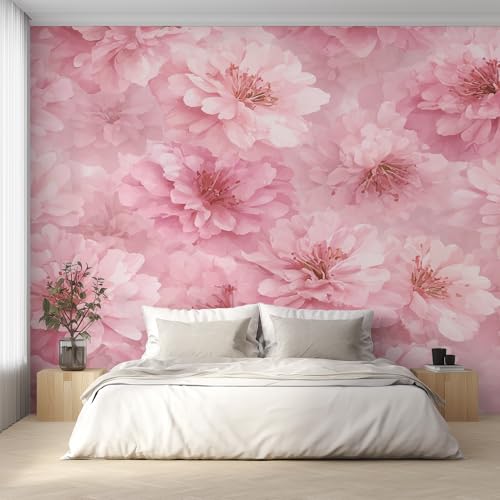 Generisch Tapete Kirschblüten, Fototapete Rosa Blumen, Vliestapete für Schlafzimmer Wohnzimmer, Wand Deko Tapeten, Wandverkleidung 300x210 cm D&O70 Generisch Tapete Kirschblüten, Fototapete Rosa Blumen, Vliestapete für Schlafzimmer Wohnzimmer, Wand Deko Tapeten, Wandverkleidung 300x210 cm D&O70 von Generisch