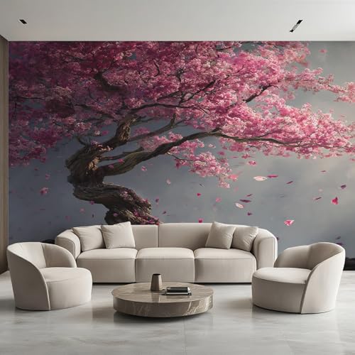 Generisch Tapete Kirschblütenbäum, Fototapete Japanisch Rosa Blumen, Vliestapete für Schlafzimmer Wohnzimmer, Wand Deko Tapeten, Wandverkleidung 500x350 cm D&O65 Generisch Tapete Kirschblütenbäum, Fototapete Japanisch Rosa Blumen, Vliestapete für Schlafzimmer Wohnzimmer, Wand Deko Tapeten, Wandverkleidung 500x350 cm D&O65 von Generisch