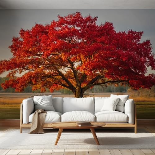 Generisch Tapete Landschaft, Fototapete Herbst Natur Baum, Vliestapete für Schlafzimmer Wohnzimmer, Wand Deko Tapeten, Wandverkleidung 300x210 cm D&O16 Generisch Tapete Landschaft, Fototapete Herbst Natur Baum, Vliestapete für Schlafzimmer Wohnzimmer, Wand Deko Tapeten, Wandverkleidung 300x210 cm D&O16 von Generisch