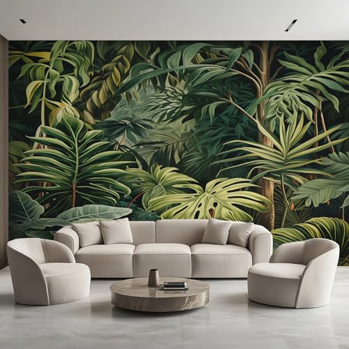 Generisch Tapete Monstera, Fototapete Grün Pflanze Tropische, Vliestapete für Schlafzimmer Wohnzimmer, Wand Deko Tapeten, Wandverkleidung 450x315 cm D&O61 Generisch Tapete Monstera, Fototapete Grün Pflanze Tropische, Vliestapete für Schlafzimmer Wohnzimmer, Wand Deko Tapeten, Wandverkleidung 450x315 cm D&O61 von Generisch