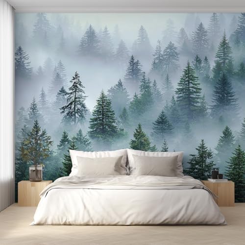 Generisch Tapete Nebelwald Fototapete Schlafzimmer Vliestapete Tapete Natur Landschaft Wald Baum Wallpaper Wandtapete Mustertapete Tapeten Wohnzimmer, 150 x 105 cm C&KF1 Generisch Tapete Nebelwald Fototapete Schlafzimmer Vliestapete Tapete Natur Landschaft Wald Baum Wallpaper Wandtapete Mustertapete Tapeten Wohnzimmer, 150 x 105 cm C&KF1 von Generisch