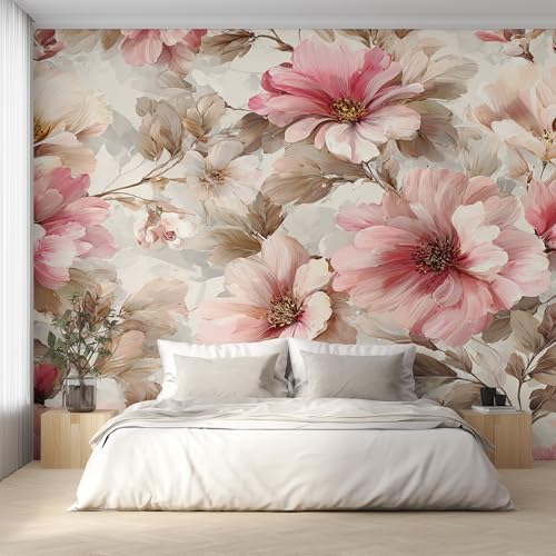 Generisch Tapete Pfingstrose, Fototapete Pflanze Rosa Blumen, Vliestapete für Schlafzimmer Wohnzimmer, Wand Deko Tapeten, Wandverkleidung 150x105 cm D&O75 Generisch Tapete Pfingstrose, Fototapete Pflanze Rosa Blumen, Vliestapete für Schlafzimmer Wohnzimmer, Wand Deko Tapeten, Wandverkleidung 150x105 cm D&O75 von Generisch
