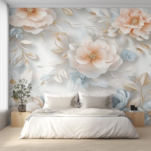 Generisch Tapete Pfingstrose, Fototapete Relief Blumen Moderne, Vliestapete für Schlafzimmer Wohnzimmer, Wand Deko Tapeten, Wandverkleidung 500x350 cm D&O75 Generisch Tapete Pfingstrose, Fototapete Relief Blumen Moderne, Vliestapete für Schlafzimmer Wohnzimmer, Wand Deko Tapeten, Wandverkleidung 500x350 cm D&O75 von Generisch
