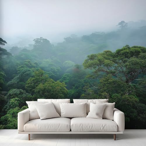 Generisch Tapete Wald Nebel Fototapete Schlafzimmer Vliestapete Tapete Baum Misty Forest Landschaft Wallpaper Wandtapete Mustertapete Tapeten Wohnzimmer, 500 x 350 cm M&31C Generisch Tapete Wald Nebel Fototapete Schlafzimmer Vliestapete Tapete Baum Misty Forest Landschaft Wallpaper Wandtapete Mustertapete Tapeten Wohnzimmer, 500 x 350 cm M&31C von Generisch