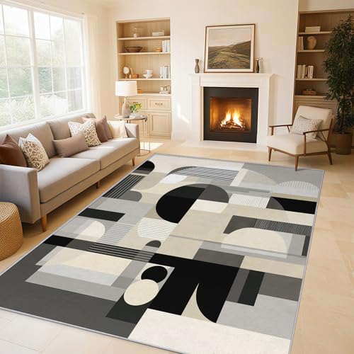 Generisch Teppich Abstrakt Geometrisch Fußmatte 50x80, Modern Geometrisch Teppiche Gegend, Weich Flanell Fussmatte, Waschbarer Teppich Klein rutschfest Niedrigflor H-1 Generisch Teppich Abstrakt Geometrisch Fußmatte 50x80, Modern Geometrisch Teppiche Gegend, Weich Flanell Fussmatte, Waschbarer Teppich Klein rutschfest Niedrigflor H-1 von Generisch
