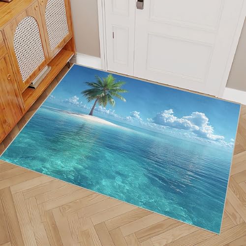 Generisch Teppich Schlafzimmer 120x180cm Kokosnussinsel kinderteppich mädchen Mikrofaser Bodenmatte weich waschbar rutschfest dekorativ für Schlafzimmer Flur Wohnzimmer EL3847 Generisch Teppich Schlafzimmer 120x180cm Kokosnussinsel kinderteppich mädchen Mikrofaser Bodenmatte weich waschbar rutschfest dekorativ für Schlafzimmer Flur Wohnzimmer EL3847 von Generisch