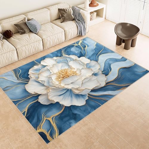 Generisch Teppich Schlafzimmer 160x230cm Dreidimensionale Blumen kinderteppich Jungen rutschfeste weiche Bodenmatte Mikrofaser waschbar dekorativ für Schlafzimmer Wohnzimmer Flur EL1887 Generisch Teppich Schlafzimmer 160x230cm Dreidimensionale Blumen kinderteppich Jungen rutschfeste weiche Bodenmatte Mikrofaser waschbar dekorativ für Schlafzimmer Wohnzimmer Flur EL1887 von Generisch