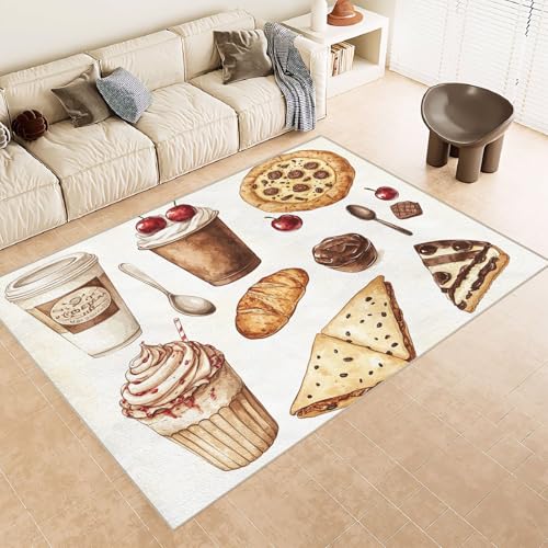 Generisch Teppich Schlafzimmer 160x230cm Eiscreme kinderteppich Jungen rutschfeste weiche Bodenmatte Mikrofaser waschbar dekorativ für Schlafzimmer Wohnzimmer Flur EL2130 Generisch Teppich Schlafzimmer 160x230cm Eiscreme kinderteppich Jungen rutschfeste weiche Bodenmatte Mikrofaser waschbar dekorativ für Schlafzimmer Wohnzimmer Flur EL2130 von Generisch