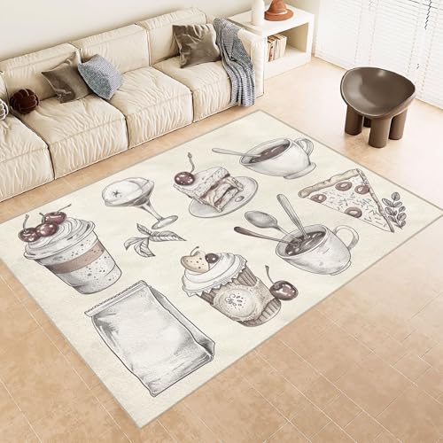 Generisch Teppich Schlafzimmer 160x230cm Eiscreme kinderteppich Jungen rutschfeste weiche Bodenmatte Mikrofaser waschbar dekorativ für Schlafzimmer Wohnzimmer Flur EL2154 Generisch Teppich Schlafzimmer 160x230cm Eiscreme kinderteppich Jungen rutschfeste weiche Bodenmatte Mikrofaser waschbar dekorativ für Schlafzimmer Wohnzimmer Flur EL2154 von Generisch
