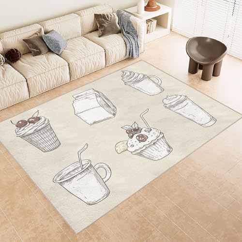 Generisch Teppich Schlafzimmer 160x230cm Eiscreme kinderteppich Jungen rutschfeste weiche Bodenmatte Mikrofaser waschbar dekorativ für Schlafzimmer Wohnzimmer Flur EL2226 Generisch Teppich Schlafzimmer 160x230cm Eiscreme kinderteppich Jungen rutschfeste weiche Bodenmatte Mikrofaser waschbar dekorativ für Schlafzimmer Wohnzimmer Flur EL2226 von Generisch
