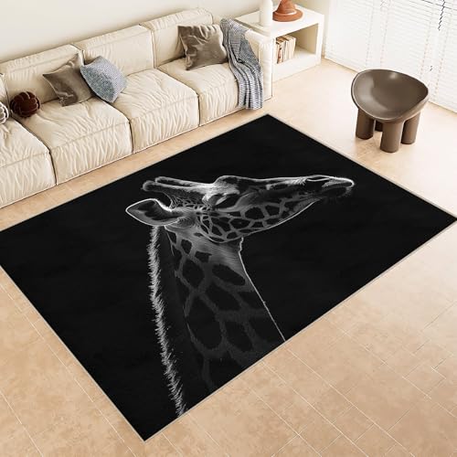 Generisch Teppich Schlafzimmer 160x230cm Giraffe kinderteppich Jungen rutschfeste weiche Bodenmatte Mikrofaser waschbar dekorativ für Schlafzimmer Wohnzimmer Flur EL1441 Generisch Teppich Schlafzimmer 160x230cm Giraffe kinderteppich Jungen rutschfeste weiche Bodenmatte Mikrofaser waschbar dekorativ für Schlafzimmer Wohnzimmer Flur EL1441 von Generisch