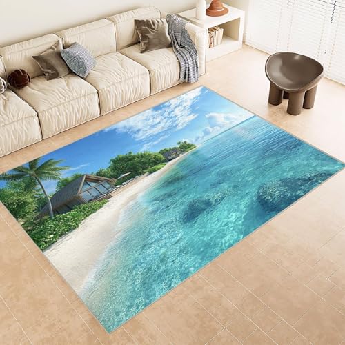 Generisch Teppich Schlafzimmer 160x230cm Meeresküste kinderteppich Jungen rutschfeste weiche Bodenmatte Mikrofaser waschbar dekorativ für Schlafzimmer Wohnzimmer Flur EL3970 Generisch Teppich Schlafzimmer 160x230cm Meeresküste kinderteppich Jungen rutschfeste weiche Bodenmatte Mikrofaser waschbar dekorativ für Schlafzimmer Wohnzimmer Flur EL3970 von Generisch