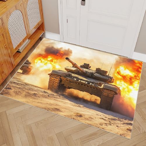 Generisch Teppich Schlafzimmer 160x230cm Tank kinderteppich Jungen rutschfeste weiche Bodenmatte Mikrofaser waschbar dekorativ für Schlafzimmer Wohnzimmer Flur EL3269 Generisch Teppich Schlafzimmer 160x230cm Tank kinderteppich Jungen rutschfeste weiche Bodenmatte Mikrofaser waschbar dekorativ für Schlafzimmer Wohnzimmer Flur EL3269 von Generisch