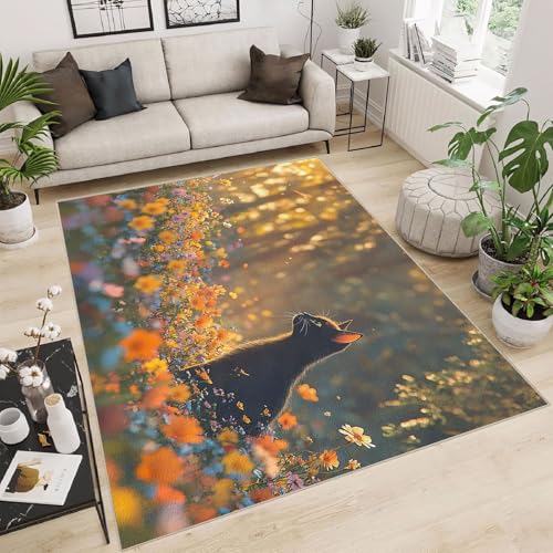 Generisch Teppich Schlafzimmer 60x120cm Katze badezimmerteppich Set Pflegeleichte waschbare Matte für Eingangsbereich, dekorativ und strapazierfähig ER25-29-597 Generisch Teppich Schlafzimmer 60x120cm Katze badezimmerteppich Set Pflegeleichte waschbare Matte für Eingangsbereich, dekorativ und strapazierfähig ER25-29-597 von Generisch