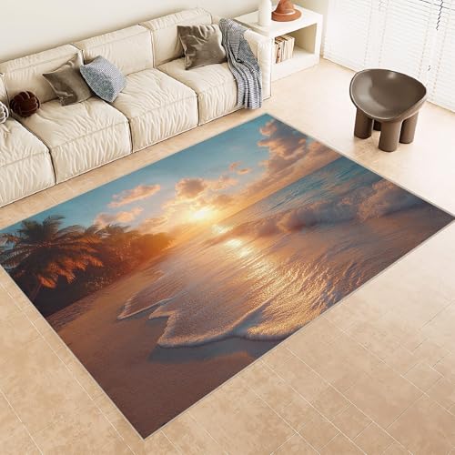 Generisch Teppich Schlafzimmer 60x90cm Küste Meer Teppich waschbar in Waschmaschine Mikrofaser Bodenmatte weich atmungsaktiv waschbar rutschfest für Wohnzimmer Schlafzimmer Flur EL3587 Generisch Teppich Schlafzimmer 60x90cm Küste Meer Teppich waschbar in Waschmaschine Mikrofaser Bodenmatte weich atmungsaktiv waschbar rutschfest für Wohnzimmer Schlafzimmer Flur EL3587 von Generisch