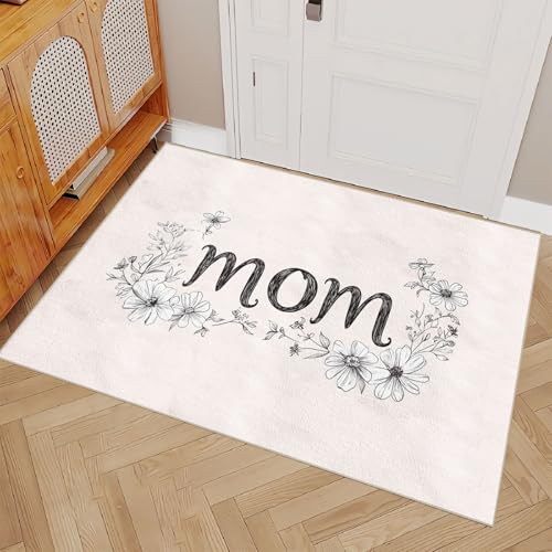 Generisch Teppich Schlafzimmer 60x90cm Mama Teppich waschbar in Waschmaschine Mikrofaser Bodenmatte weich atmungsaktiv waschbar rutschfest für Wohnzimmer Schlafzimmer Flur EL2046 Generisch Teppich Schlafzimmer 60x90cm Mama Teppich waschbar in Waschmaschine Mikrofaser Bodenmatte weich atmungsaktiv waschbar rutschfest für Wohnzimmer Schlafzimmer Flur EL2046 von Generisch