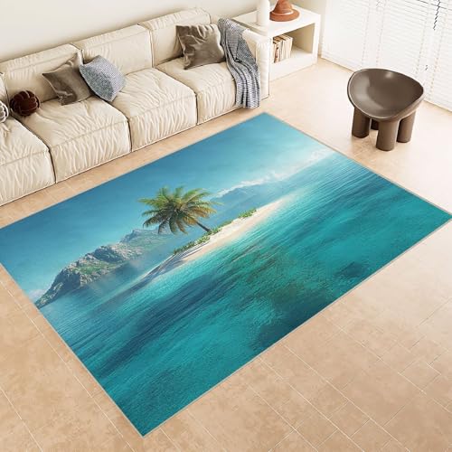 Generisch Teppich Schlafzimmer 60x90cm Strand Meer Teppich waschbar in Waschmaschine Waschbarer Flurläufer mit abstraktem Muster, rutschfest und für alle Böden geeignet E4.2-6-230 Generisch Teppich Schlafzimmer 60x90cm Strand Meer Teppich waschbar in Waschmaschine Waschbarer Flurläufer mit abstraktem Muster, rutschfest und für alle Böden geeignet E4.2-6-230 von Generisch