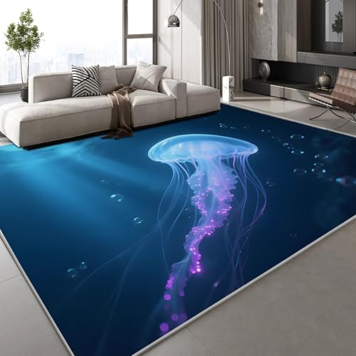 Generisch Teppich Schlafzimmer 80x120 cm Qualle Rosa Kinderteppich Dekoration Carpets Meeresboden Natur Teenager Kurzflor Flanell Teppiche rutschfeste Spielteppiche für Schlafzimmer Wohnzimmer Generisch Teppich Schlafzimmer 80x120 cm Qualle Rosa Kinderteppich Dekoration Carpets Meeresboden Natur Teenager Kurzflor Flanell Teppiche rutschfeste Spielteppiche für Schlafzimmer Wohnzimmer von Generisch