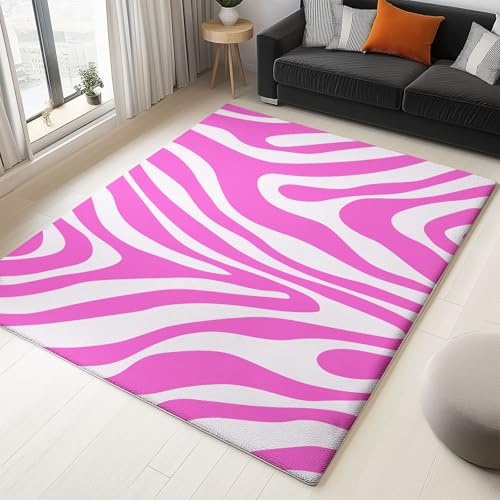 Generisch Teppich Schlafzimmer Rosa Wohnzimmer Teppich, Waschbar Kurzflor Antirutsch Weiche Teppiche für ür Badezimmer Esszimmer FlurVektor Abstrakt Zebra Streifen 180 x 240 cm Generisch Teppich Schlafzimmer Rosa Wohnzimmer Teppich, Waschbar Kurzflor Antirutsch Weiche Teppiche für ür Badezimmer Esszimmer FlurVektor Abstrakt Zebra Streifen 180 x 240 cm von Generisch