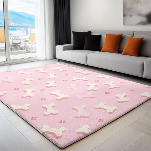 Generisch Teppich Schlafzimmer Wohnzimmer Cartoon-Hundeknochen Waschbarer Flanell Teppiche Balkon Terrasse Küchenteppich Bodenmatte Fußmatte 120 x 180 cm Generisch Teppich Schlafzimmer Wohnzimmer Cartoon-Hundeknochen Waschbarer Flanell Teppiche Balkon Terrasse Küchenteppich Bodenmatte Fußmatte 120 x 180 cm von Generisch