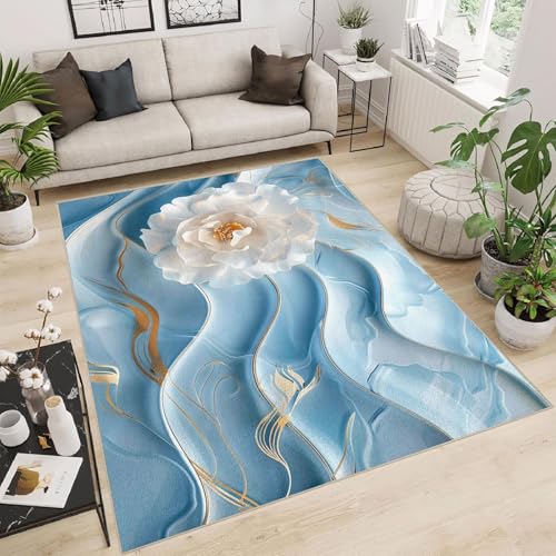 Generisch Teppich Wohnzimmer 120x180cm Dreidimensionale Blumen spielteppich Kinder Maschinenwaschbare Mikrofaser Matte weich rutschfest für Schlafzimmer Wohnzimmer Flur Dekor EL1872 Generisch Teppich Wohnzimmer 120x180cm Dreidimensionale Blumen spielteppich Kinder Maschinenwaschbare Mikrofaser Matte weich rutschfest für Schlafzimmer Wohnzimmer Flur Dekor EL1872 von Generisch