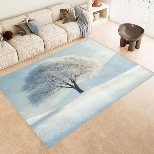 Generisch Teppich Wohnzimmer 180x240 cm 3D Druck BäUme Schnee Berge Muster Teppich Kaschmirimitat Anti Rutsch Leicht zu reinigen Waschbare Rückseite für Wohn Arbeitsbereiche Perfekt für Mietwohnungen Generisch Teppich Wohnzimmer 180x240 cm 3D Druck BäUme Schnee Berge Muster Teppich Kaschmirimitat Anti Rutsch Leicht zu reinigen Waschbare Rückseite für Wohn Arbeitsbereiche Perfekt für Mietwohnungen von Generisch