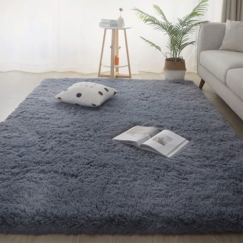 Generisch Teppich Wohnzimmer Klein Super Weich, Flauschiger Hochflor Teppich Shaggy, Anti-Rutsch Unterseite, Moderner Waschbare Langflor Teppiche Fürschlafzimmer Kinderzimmer,A12,50x160cm Generisch Teppich Wohnzimmer Klein Super Weich, Flauschiger Hochflor Teppich Shaggy, Anti-Rutsch Unterseite, Moderner Waschbare Langflor Teppiche Fürschlafzimmer Kinderzimmer,A12,50x160cm von Generisch
