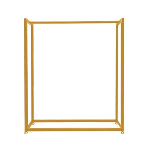 Generisch Textile Commercial Fabric Storage Rack,Classified Display,Textile Storage Rack,Floor Carpet Sample Holder for Fabric Scarves(Gold) von Generisch