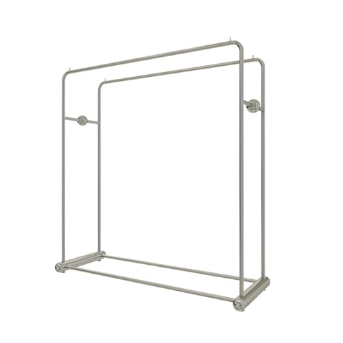 Generisch Textile Display Racks,Staircase Design,Commercial Steel Storage Rack for Fabric,Suitable for Retail Stores Shopping Malls(150x50x150cm) von Generisch