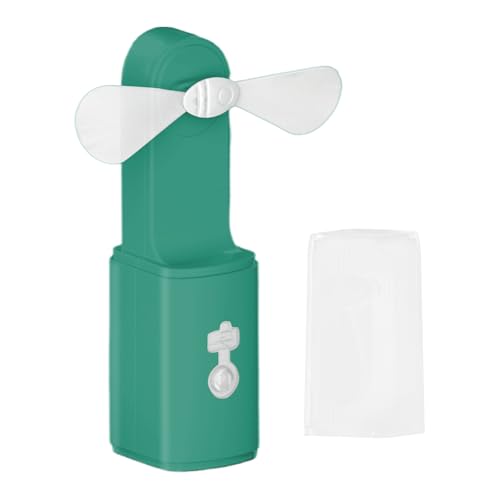 Generisch Tragbarer Ventilator Für Reisen | Wiederaufladbarer USB Handventilator Mit Taschenlampe,Kühlung Für Draußen Auto Büro Reisen Pendeln Und Zuhause von Generisch