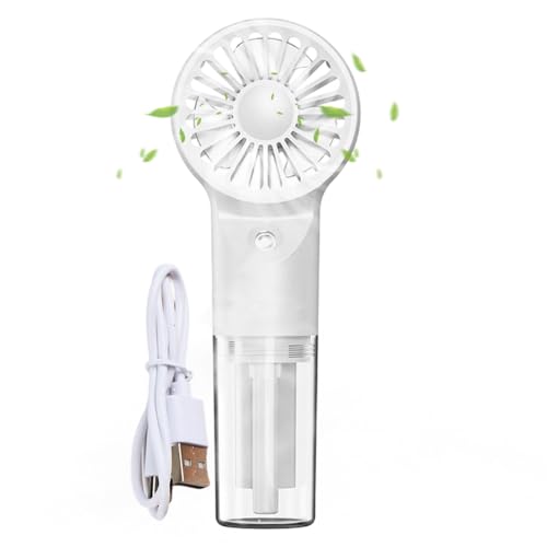 Generisch Tragbarer Ventilator Mit Sprühnebel | Wiederaufladbarer USB-Ventilator Mit 4 Geschwindigkeitsstufen Und Sprühnebel | Für Sommer Reise Camping Küche Haus Park Generisch Tragbarer Ventilator Mit Sprühnebel | Wiederaufladbarer USB-Ventilator Mit 4 Geschwindigkeitsstufen Und Sprühnebel | Für Sommer Reise Camping Küche Haus Park von Generisch