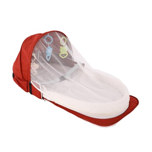 Generisch Tragbares Babybett mit Spielzeug, weiches faltbares Reisebett, Baby-Reisebett Schläferbett Anti Moskitonetz Krippe Kleinkind Neugeborenes Schläfer für Outdoor Camping Reisen Generisch Tragbares Babybett mit Spielzeug, weiches faltbares Reisebett, Baby-Reisebett Schläferbett Anti Moskitonetz Krippe Kleinkind Neugeborenes Schläfer für Outdoor Camping Reisen von Generisch