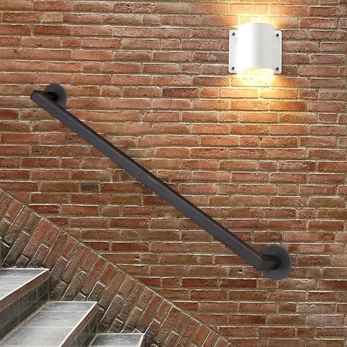 Generisch Treppengeländer-Kit for Innen- und Außentreppen, Treppengeländer-Unterstützung mit Installationshardware(20ft/600cm) von Generisch