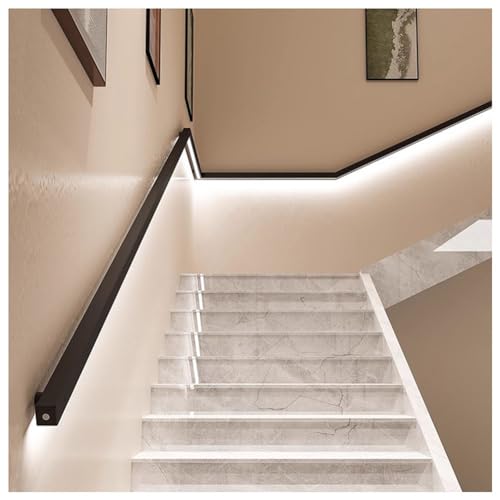 Generisch Treppenhandlaufleuchten LED-Handläufe Aluminium-Sicherheits-Handmontage-Treppengeländer(59"/5m) von Generisch
