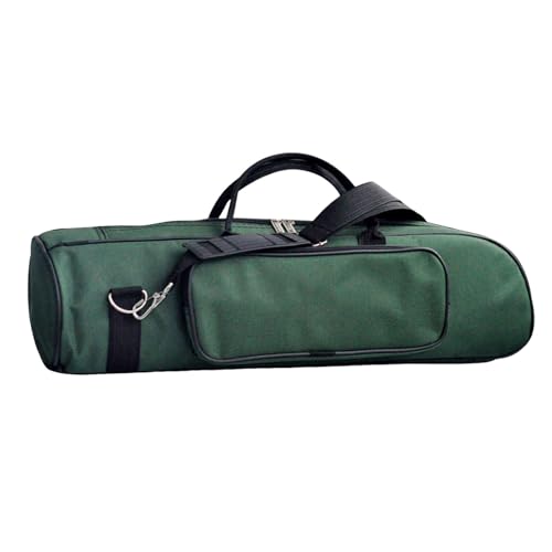 Generisch Trompete mit Rucksack-Tasche Schwarz Oxford-Trompetentasche Robuste Schutzhülle mit Gig-Gehäuse Rucksackfunktion Tragetasche für Bühnenperformance Camping Outdoor von Generisch