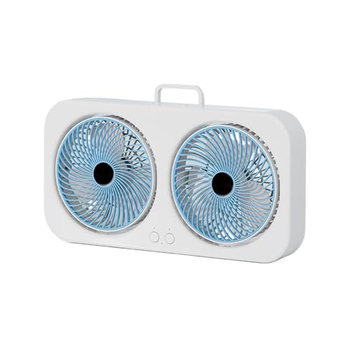 Generisch USB Ventilator, Ventilator Klein Tischventilator Mit Starkem Luftstrom Und Leise Betrieb 3 Geschwindigkeiten, Doppelkopf-Design, Einfach Zu Tragen Für Büro, Zuhause Und Im Freien, 1200mah Generisch USB Ventilator, Ventilator Klein Tischventilator Mit Starkem Luftstrom Und Leise Betrieb 3 Geschwindigkeiten, Doppelkopf-Design, Einfach Zu Tragen Für Büro, Zuhause Und Im Freien, 1200mah von Generisch