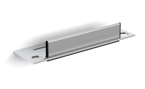 Generisch VIGOUR Duschablage Individual 3.0 35 x 10 cm mit Wischer Silber eloxiert | V3DAW von Generisch