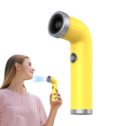 Generisch Ventilator - Lamellenloser Kühlventilator | Wiederaufladbarer Ventilator Mit 100 Geschwindigkeitsstufen Für Outdoor Camping Wandern Büro Zuhause Garten von Generisch