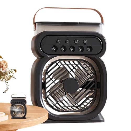 Generisch Ventilator Mit Sprühnebel, Persönlicher Luftkühler Mit Wassersprühfunktion, 7 Farben Nachtlicht 3 Windstufen Kühlgerät Für Alle Altersgruppen Generisch Ventilator Mit Sprühnebel, Persönlicher Luftkühler Mit Wassersprühfunktion, 7 Farben Nachtlicht 3 Windstufen Kühlgerät Für Alle Altersgruppen von Generisch