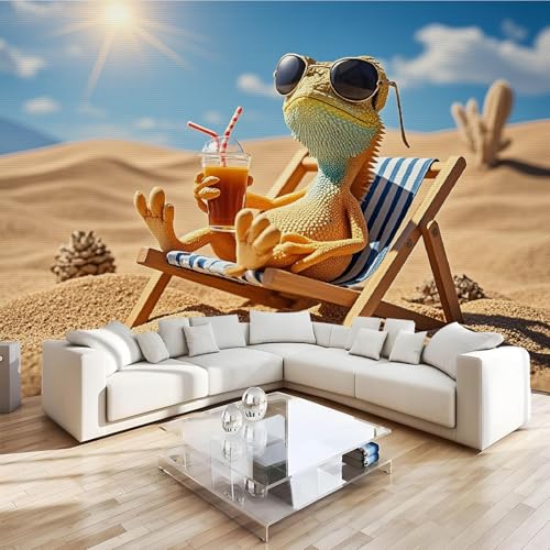 Generisch Vliestapete Eidechse Wanddeko Wandbilder Tropisch Wüste Tapete Wohnzimmer Schlafzimmer Büro Flur Dekoration Wandbilder 3D Tapete Effekt Wandbild 430x300 cm Generisch Vliestapete Eidechse Wanddeko Wandbilder Tropisch Wüste Tapete Wohnzimmer Schlafzimmer Büro Flur Dekoration Wandbilder 3D Tapete Effekt Wandbild 430x300 cm von Generisch