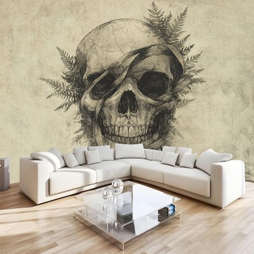 Generisch Vliestapete Totenkopf Blumen Wanddeko Wandbilder Bemalt Vintage Tapete Wohnzimmer Schlafzimmer Büro Flur Dekoration Wandbilder 3D Tapete Effekt Wandbild 366x254 cm Generisch Vliestapete Totenkopf Blumen Wanddeko Wandbilder Bemalt Vintage Tapete Wohnzimmer Schlafzimmer Büro Flur Dekoration Wandbilder 3D Tapete Effekt Wandbild 366x254 cm von Generisch