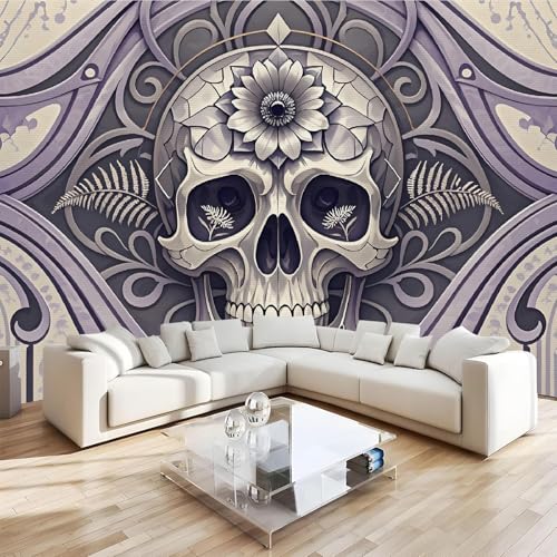 Generisch Vliestapete Totenkopf Blumen Wanddeko Wandbilder Bemalt Vintage Tapete Wohnzimmer Schlafzimmer Büro Flur Dekoration Wandbilder 3D Tapete Effekt Wandbild 430x300 cm Generisch Vliestapete Totenkopf Blumen Wanddeko Wandbilder Bemalt Vintage Tapete Wohnzimmer Schlafzimmer Büro Flur Dekoration Wandbilder 3D Tapete Effekt Wandbild 430x300 cm von Generisch