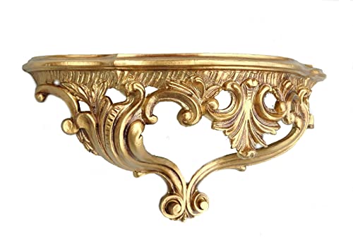 Generisch WANDKONSOLE Konsole ABLAGE Gold BAROCK ANTIK REPRO Retro 38 cm x20 cm x15,5cm Wandregal 83K Generisch WANDKONSOLE Konsole ABLAGE Gold BAROCK ANTIK REPRO Retro 38 cm x20 cm x15,5cm Wandregal 83K von Generisch