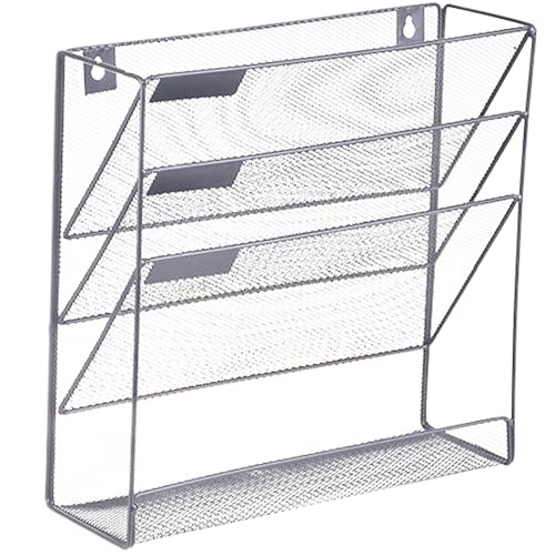 Generisch Wall File Organizer – Vertical Hanging Rack, 4 Tier Paper Storage Organizer, Heavy Duty Folder Holder, Compact Space Saving Mail Sorter | Home Office School Desk Document Holder Generisch Wall File Organizer – Vertical Hanging Rack, 4 Tier Paper Storage Organizer, Heavy Duty Folder Holder, Compact Space Saving Mail Sorter | Home Office School Desk Document Holder von Generisch
