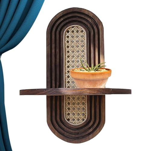 Generisch WandRattan | Boho Eck,Deko Für Balkon Garten Und Outdoor Bereich Als Floating Organizer Generisch WandRattan | Boho Eck,Deko Für Balkon Garten Und Outdoor Bereich Als Floating Organizer von Generisch