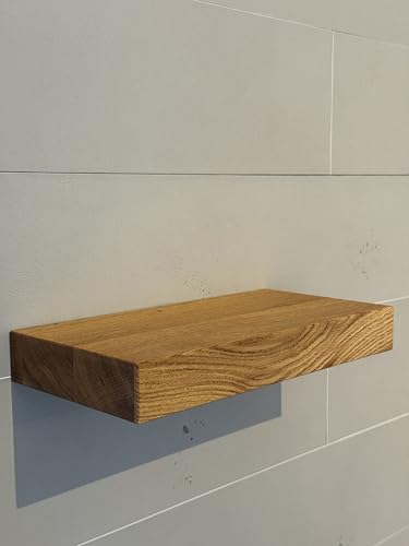 Generisch Wandregal Eiche massiv 40 mm – geölt, schwebende Optik – Regal Holz zur Wandmontage – Bücherregal, Küchenregal, Dekoregal – rustikal & modern Generisch Wandregal Eiche massiv 40 mm – geölt, schwebende Optik – Regal Holz zur Wandmontage – Bücherregal, Küchenregal, Dekoregal – rustikal & modern von Generisch