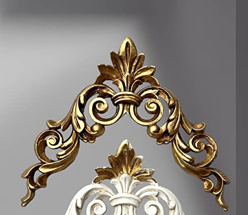 Generisch Wandrelief Wanddeko ornamente für Möbel ornamente Ornamente für Möbel Applique Ornament Türbogen (Gold) von Generisch