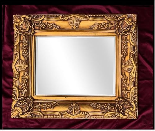 Generisch Wandspiegel Rahmenspiegel Barockspiegel Spiegel In Bronz Gold 50x60 cm Renaissance Opulenter Prachtvoller Nostalgie Antik Barock Repro Barockstil von Generisch