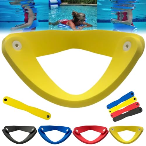 Generisch Water Recliner Chair for Adults, Non-Inflatable Foam Pool Lounger, Stable & Lightweight Summer Party Seat, 3-in-1 Floating Chair for Swimming Pools, Lakes & Beach (Yellow) von Generisch
